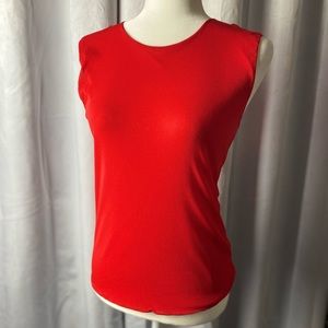 VIVIENNE TAM tomato red tank.